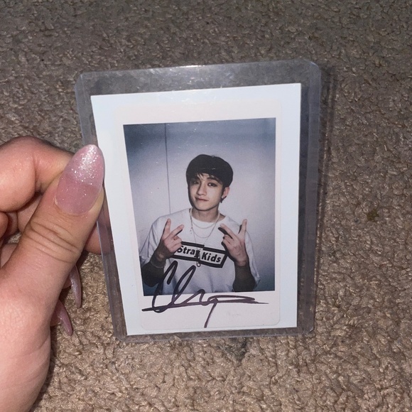 Signed Bangchan Photocard - Picture 1 of 2